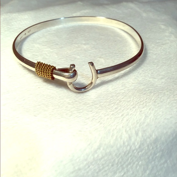 Jewelry - 💕💕SOLD💕Equestrian .925  Silver/Gold HorseShoe Bracelet